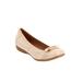 Extra Wide Width Women's The London Flat by Comfortview in New Nude (Size 9 WW)