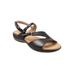 Women's Riva Sandals by Trotters in Black (Size 8 M)