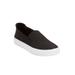 Women's The Alena Slip On Sneaker by Comfortview in Black (Size 10 1/2 M)