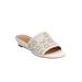 Extra Wide Width Women's The Capri Slip On Mule by Comfortview in White (Size 9 WW)