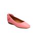 Women's The Delia Flat by Comfortview in Salmon Rose (Size 9 1/2 M)