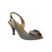 Women's Luanda Pumps And Slings by J. Renee in Pewter Dance Glitter (Size 9 M)