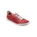 Wide Width Women's Athens Sneaker by SoftWalk in Dark Red (Size 7 1/2 W)