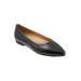 Wide Width Women's Estee Flats by Trotters® in Black Grey (Size 9 W)