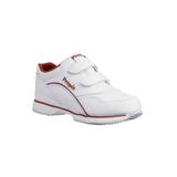 Women's The Tour Walker Sneaker by Propet in White Berry Leather (Size 10 1/2 D(W))