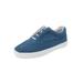 Women's The Bungee Slip On Sneaker by Comfortview in Denim (Size 7 1/2 M)