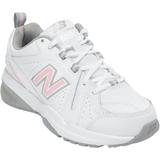 Women's The WX608 Sneaker by New Balance in White Pink (Size 10 1/2 B)
