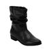 Extra Wide Width Women's Madison Bootie by Comfortview in Black (Size 12 WW)
