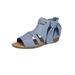 Extra Wide Width Women's The Annika Shootie by Comfortview in Chambray (Size 9 1/2 WW)