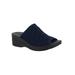 Extra Wide Width Women's Airy Sandals by Easy Street® in Navy Stretch (Size 11 WW)