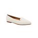 Extra Wide Width Women's Harlowe Slip Ons by Trotters® in Off White (Size 9 WW)