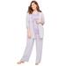 Plus Size Women's 3-Piece Lace Gala Pant Suit by Catherines in Heirloom Lilac (Size 20 W)