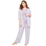 Plus Size Women's 3-Piece Lace Gala Pant Suit by Catherines in Heirloom Lilac (Size 30 WP)