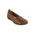 Wide Width Women's The Bethany Flat by Comfortview in Brown (Size 12 W)