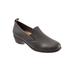 Women's Reggie Slip On by Trotters in Dark Grey (Size 9 M)