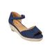 Women's The Charlie Espadrille by Comfortview in Navy (Size 12 M)