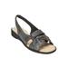Women's The Pearl Sandal by Comfortview in Black (Size 10 1/2 M)
