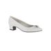 Women's Eloise Pumps by Easy Street® in White (Size 8 1/2 M)