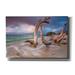 Highland Dunes Driftwood Sunset by Katherine Gendreau - Wrapped Canvas Graphic Art Print Canvas in Blue/Brown | 12 H x 18 W x 0.75 D in | Wayfair