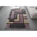 Gray/Pink 60 x 0.98 in Area Rug - Latitude Run® Corey-Leigh Abstract Shag Pink/Gray/Beige Area Rug Polyester | 60 W x 0.98 D in | Wayfair