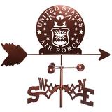 Breakwater Bay Kilmersdon US Armed Services Weathervane Metal/Steel in Brown/Gray | 30 H x 21 W x 15.5 D in | Wayfair