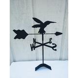 August Grove® Pearlotta Roof Mount Hummingbird Weathervane Metal in Black | 19 H x 18 W x 13 D in | Wayfair 63A93287000A451DBDC6BE812A59D994