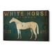 Union Rustic Horse No Kentucky by Ryan Fowler - Wrapped Canvas Graphic Art Print Canvas in Green/White | 12 H x 18 W x 0.75 D in | Wayfair