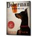 Winston Porter Doberman Brewing Company NY by Ryan Fowler - Wrapped Canvas Advertisements Print Canvas in Black | 16 H x 12 W x 0.75 D in | Wayfair