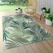 Green 24 x 0.1 in Area Rug - Bay Isle Home™ Kitts Floral Indoor/Outdoor Area Rug Polypropylene | 24 W x 0.1 D in | Wayfair