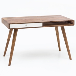 WOHNLING Schreibtisch REPA 120 cm Laptoptisch 1 Schublade Bürotisch Arbeitstisch Image