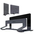 Macally Vertical Laptop Stand for Desk Space | Adjustable Vertical Stand Cradle | Laptop Holder - Apple MacBook Pro Air/Asus Chromebook Flip Samsung Notebook 9 Lenovo ThinkPad Dell XPS Acer Switch