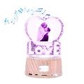 7 Color Engraved Photo & Name Crystal Heart Music Lamp Personalized LED Night Light Unique Photo Frame Valentine's Day Anniversary Birthday Ideas for Kids Women Men Love