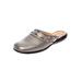 Wide Width Women's The McKenna Mule by Comfortview in Gunmetal (Size 10 W)