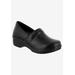 Wide Width Women's Lyndee Slip-Ons by Easy Works by Easy Street® in Black Tool (Size 9 W)