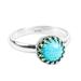 Taxco Treasure,'Natural Turquoise Single-Stone Ring'