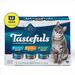 Blue Tastefuls Natural Adult Pate Variety Pack Wet Cat Food, 5.5 oz., Count of 12