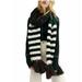 Free People Accessories | Free People Nova Tassel Scarf Black Os Nwt! $68 | Color: Black | Size: Os