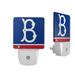 Brooklyn Dodgers Stripe Design Nightlight 2-Pack