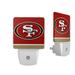 San Francisco 49ers Stripe Design Nightlight 2-Pack