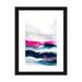 iCanvas Fuchsia Wave Part 1 by Spellbound Fine Art - Graphic Art Print Paper in Black/Blue/Pink | 24 H x 16 W x 1 D in | Wayfair