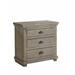 Birch Lane™ Wolferstorn 3-Drawer Nightstand Wood in Gray | 31 H x 32 W x 17 D in | Wayfair 1F7ADE36C88E46F79BFC8F0697A0675F