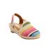 Wide Width Women's The Clea Espadrille by Comfortview in Bright Multi (Size 10 W)