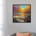 iCanvas Golden Light by Scott Naismith - Graphic Art Print Canvas in Black/Blue/Orange | 26 H x 26 W x 1.5 D in | Wayfair SNH35-1PC6-26x26-FF07