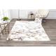 Brown/Gray 60 x 0.98 in Area Rug - Everly Quinn Abstract Off White/Gray/Brown Area Rug Polyester | 60 W x 0.98 D in | Wayfair