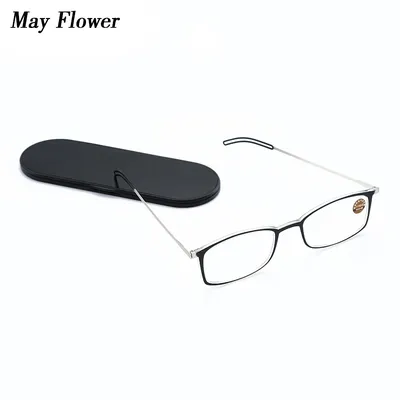 May Flower – lunettes de lecture pour hommes et femmes monture fine anti-lumière bleue Portable
