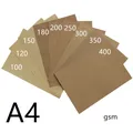 Papier Kraft Brun A4 de Haute Qualité Carton Artisanal de 200 à 400 g/m² pour Bricolage Carte de