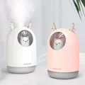 Humidificateur d'air USB à brume fraîche à ultrasons pour animaux de compagnie diffuseur d'huile