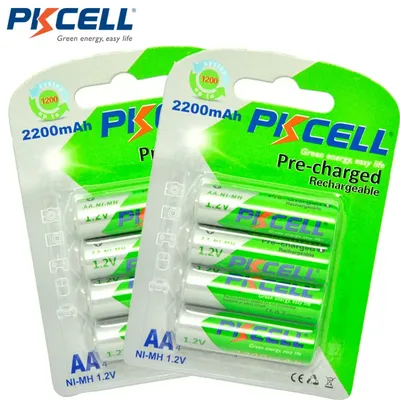 Piles rechargeables AA pré-chargées LSD 24.com boîtier de batterie pour horloge LED 2200mAh