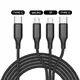 Câble USB 3 en 1 Type C vers USB C Micro USB câble de chargeur de téléphone PD câble de Charge pour