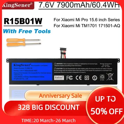 KingSener – batterie pour ordinateur portable Xiaomi Pro 15.6  7.6V 7900mAh 60 04 wh série GTX